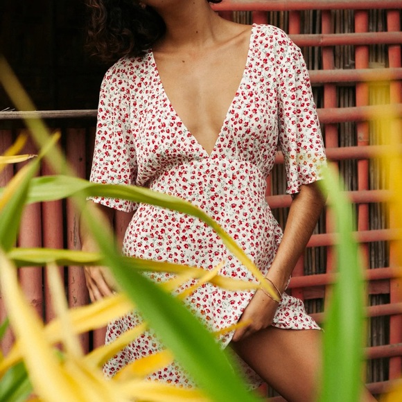 Billabong Floral Mini Dress - Picture 7 of 10